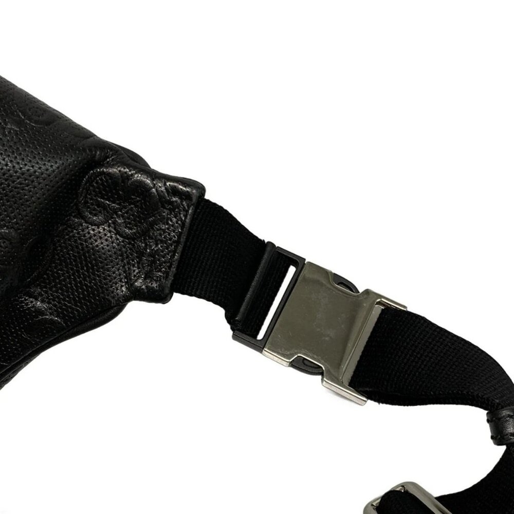 GUCCI Jumbo GG Large Belt Bag 645093 Black Leather Bum Bag - Picture 12 of 15